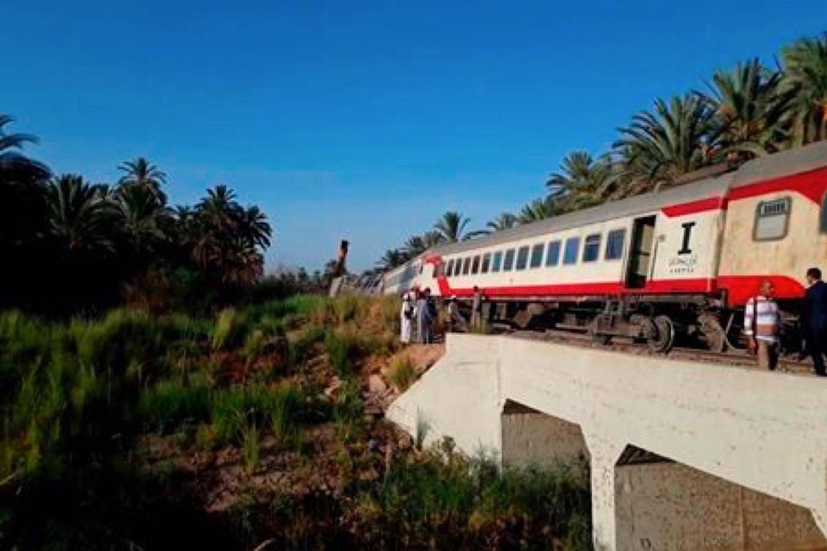 Egypt: Passenger train derails near city of Aswan; 6 hurt